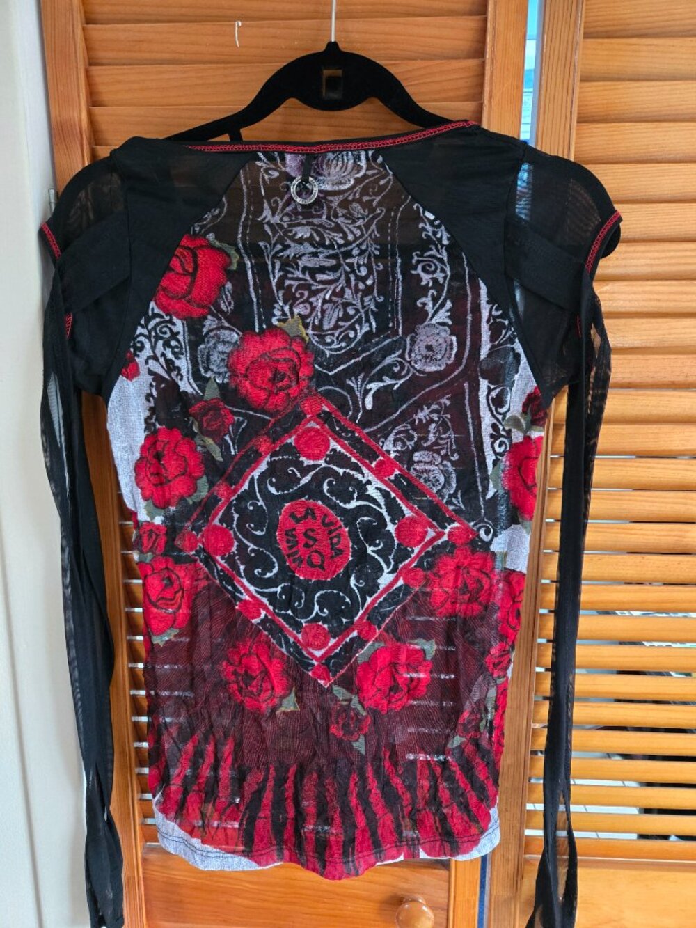 Save the Queen's Mesh Top - Picture 5 of 5